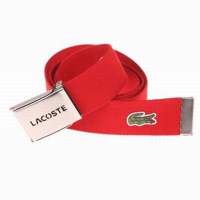 ceinture lacoste homme pas cher